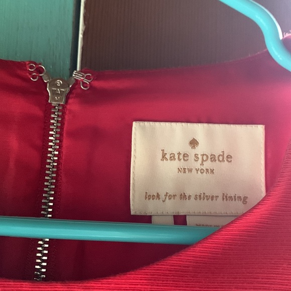 Kate Spade Red Pleated Dress - Picture 3 of 6